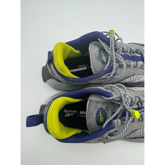 Reebok Zig Kinetica 2.5 Edge GX6832 Mens 10.5 Running‎ Shoes Gray Lime Sneaker main image 5